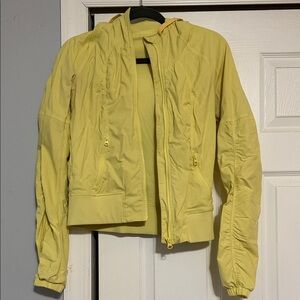 Lululemon Athletica Yellow Bomber Jacket